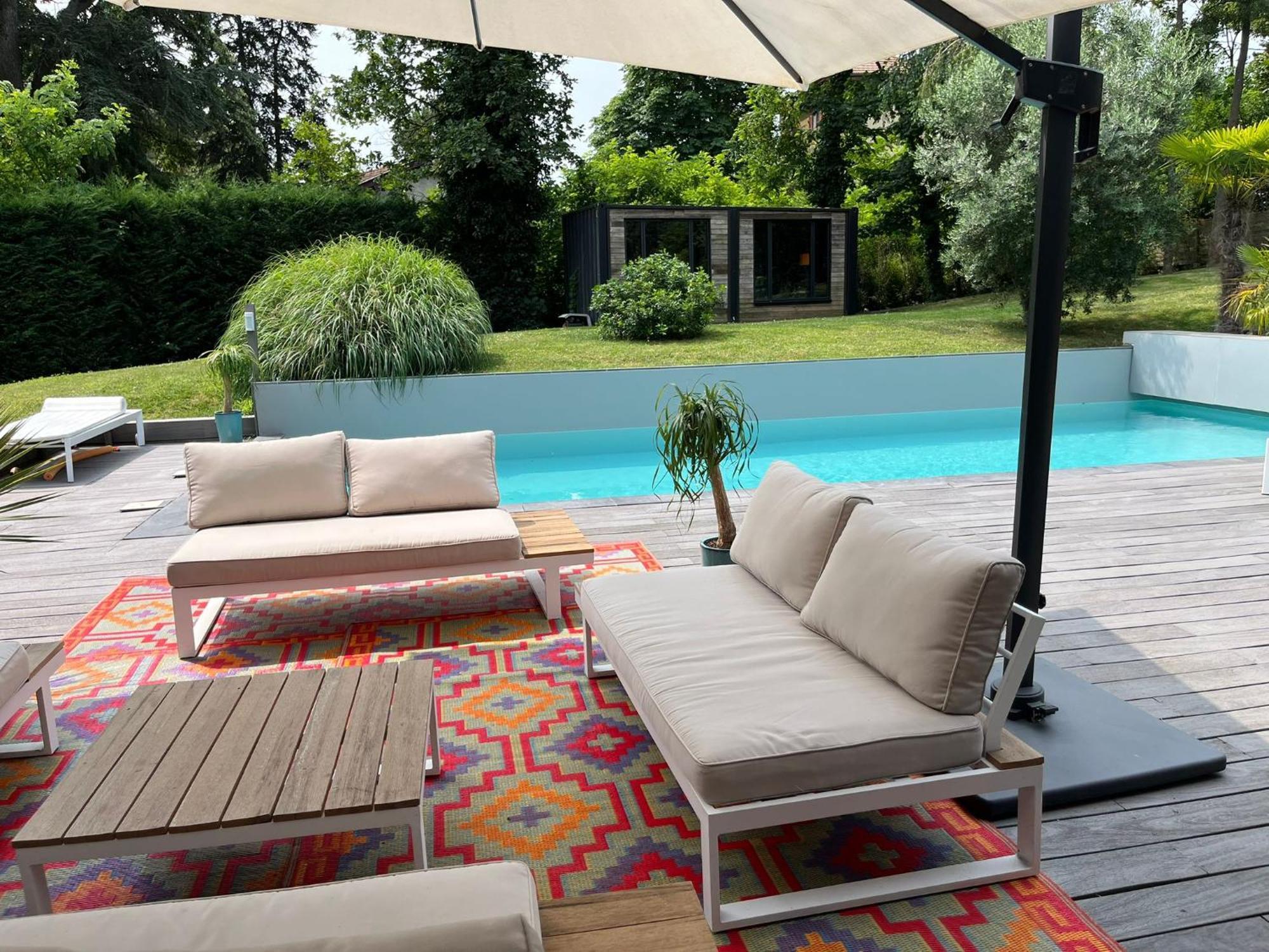 Villa Piscine A Proximite De Lyon Chaponost 外观 照片
